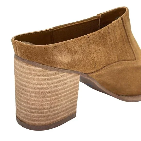 Aqua College Nan Suede Leather Waterproof Womens Mules - Picture 11 of 15